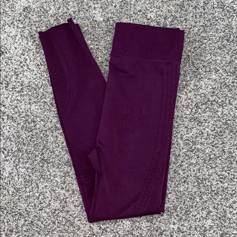 Fabletics Maroon High-rise Yoga Pants
